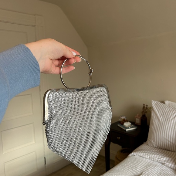 Silver Mesh Handbag - Picture 1 of 2